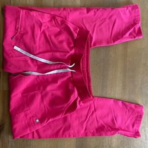 Hot pink figs scrub bottoms